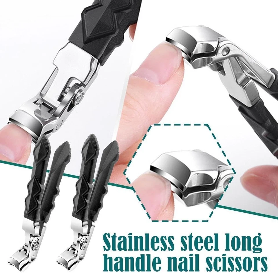 Extra Large Nail Clippers For Thick Nails Heavy Duty Stainless Professional Lot - Image 2 of 4