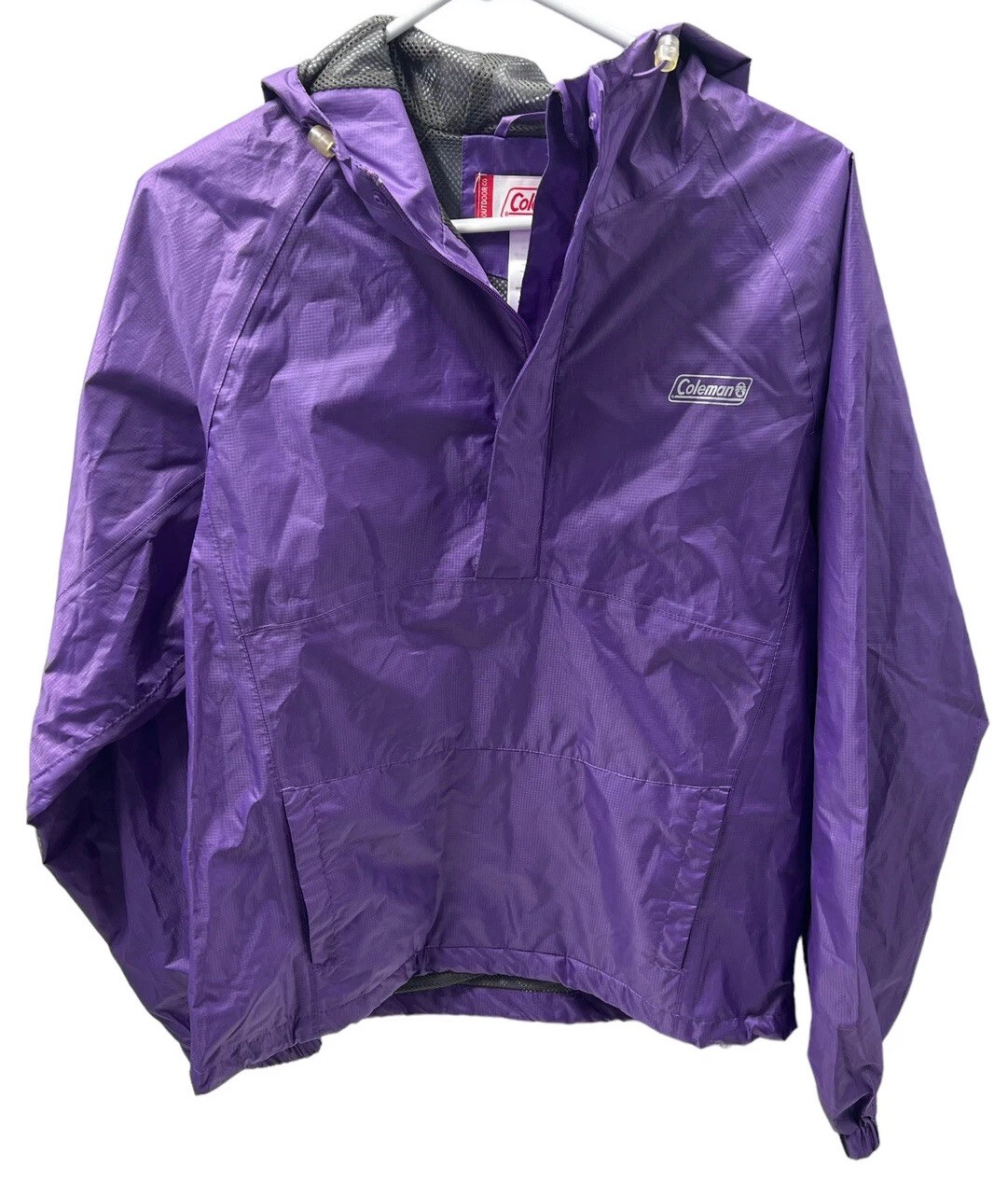 Coleman Jacket Pullover Multitec Rain Jacket Purp… - image 1
