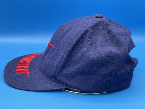 Cappello retrò Nike Swoosh Connecticut UCONN Huskies snapback regolabile ricamato - Foto 5 di 9