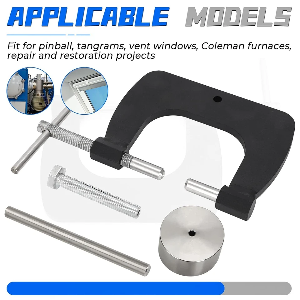 Полутрубчатая заклепка инструмент восстановление для ремонта окон Tonka Pinball Coleman - Изображение 2 из 4