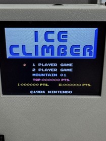 ❄️Ice Climber *Variante de sello redondo de 5 tornillos* Aut&eacute;ntico (Nintendo NES, 1985) Probado