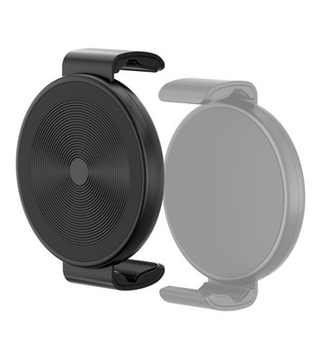 TONEOF Phone Clamp for Magnet with Metal Ring,Phone Mount Adapter Black