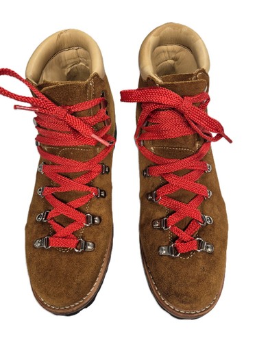 Vintage Mont Blanc 1970's Hiking/Mountaineering/Snow/Work Boots (10.5D) Suede