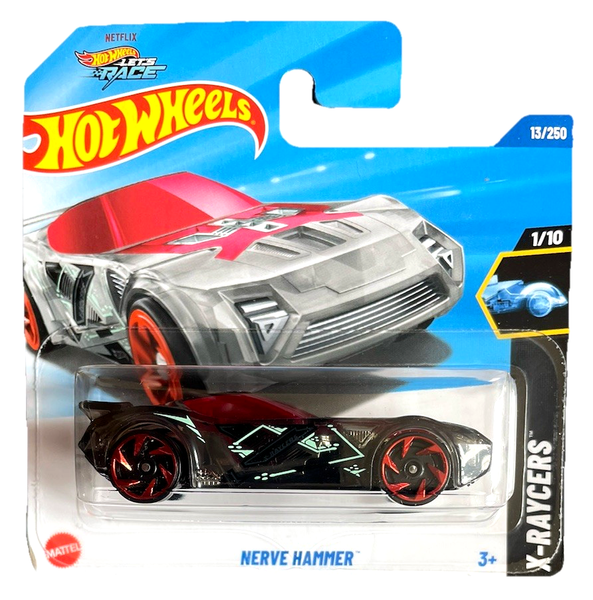 Hot Wheels Nerve Hammer X Raycers 1/10 13/250 1:64 Modell Spielzeug Lets Race-image