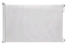 Extra Wide Retractable Baby Gate 33" Tall Extends up to 71" Wide White