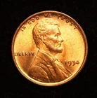 1934 Lincoln Wheat Cent Gem BU