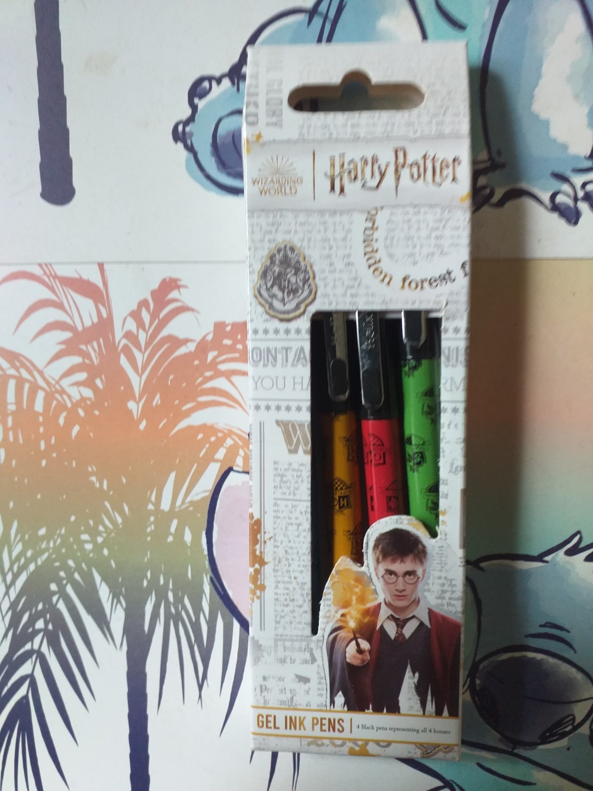 Harry Potter Gel Ink Pens 4 In Pack Stationery Pens Home School Office Use New - Image 2