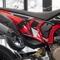 Aufkleber 3D Motorrad Kompatibe Ducati Hypermotard 698 Mono 2024-2026 Seitenwand