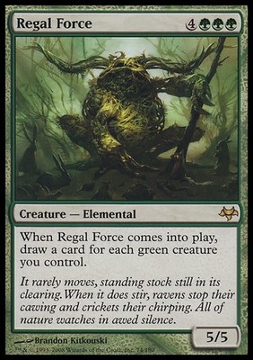 MTG REGAL FORCE EXC - KÖNIGLICHE KRAFT - EVN - MAGIC