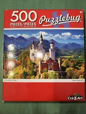 Puzzlebug Neuschwanstein Castle 500 Piece Jigsaw Puzzle NIB Factory Sealed 2018