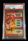 Patrick Mahomes 2021 Optic Contenders Orange Prizm #’d/50 PSA 9 MINT Chiefs