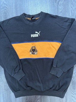 Original Puma Wolverhampton Wanderers Wolves 1996/1997 Pullover Sweatshirt Large