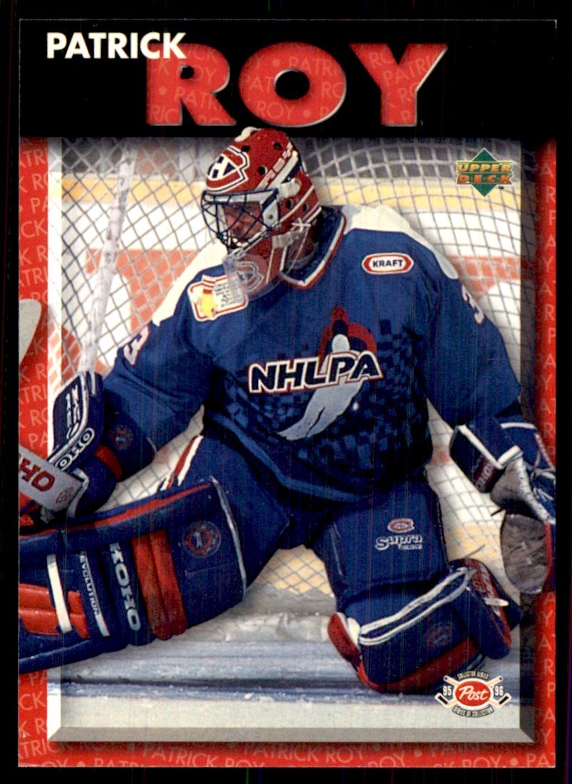 1995-96 Upper Deck Post Cereal Patrick Roy Montreal Canadiens #10