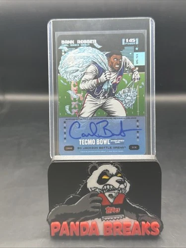 2026 Bo Jackson Battle Arena Tecmo Bank Robber Ice Auto #15/50 Power 145