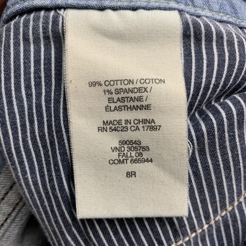 Y2K Gap Low Rise Boot Cut Stretch Jeans 8R long Faded Blue Denim 32” Inseam - Picture 8 of 9