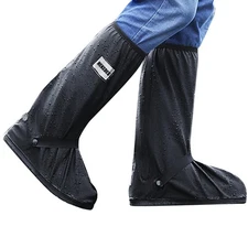 Waterproof Shoe Covers, Reusable & Foldable Rain Boot Shoe Cover with Zipper,...
