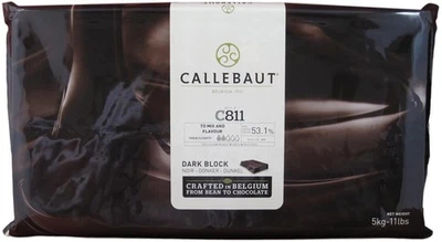 Callebaut 'C811' 53.1% Dark Chocolate Block - 11 Lbs