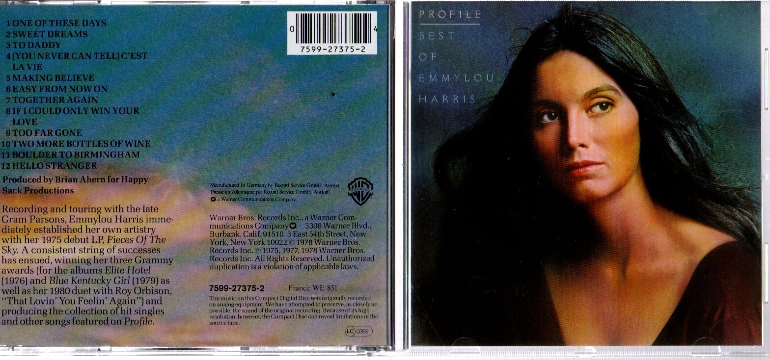 Emmylou Harris - Profile : Best of Emmylou Harris (CD, 1984)