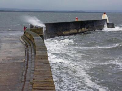 Photo 6x4 Windy day in Burghead  c2008