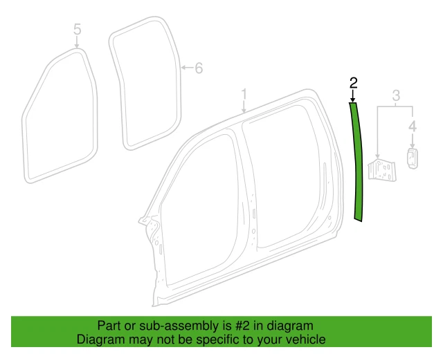 Nuevo GM OEM 2014-2023 Cinta Protectora Exterior Parte Trasera de Cabina Silverado 22983160 Foto 4 de 4