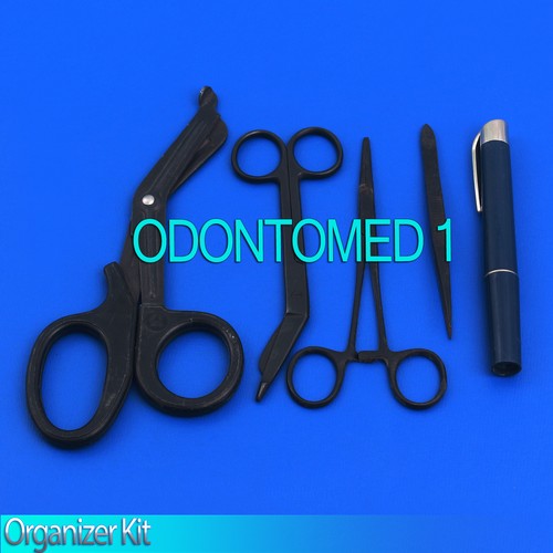 Krankenschwester Nylon Tasche Organizer Kit Neu, Voll Schwarz - Bild 3 von 3