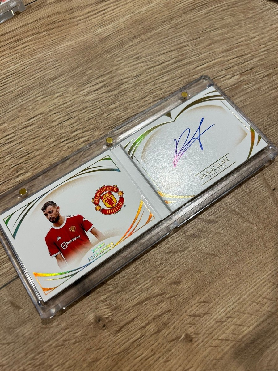 2021-22 Panini Immaculate Booklet Autograph Bruno Fernandes