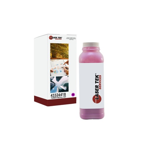 4 Chip Reset Toner Per OKI C9650n/C9650dn/C9650hdn, Compatibili Con Cartucce 42918981-42918984