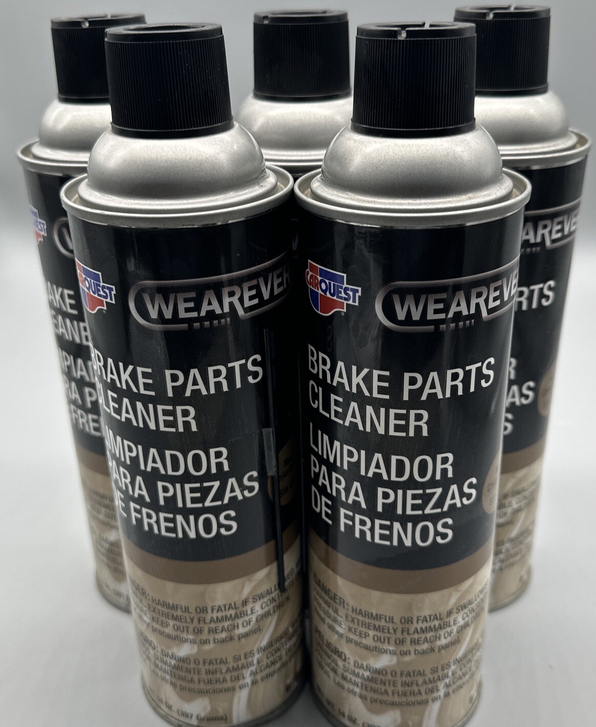 5 PACK Carquest Wearever Brake Parts Cleaner NonChlorinated W7340 eBay