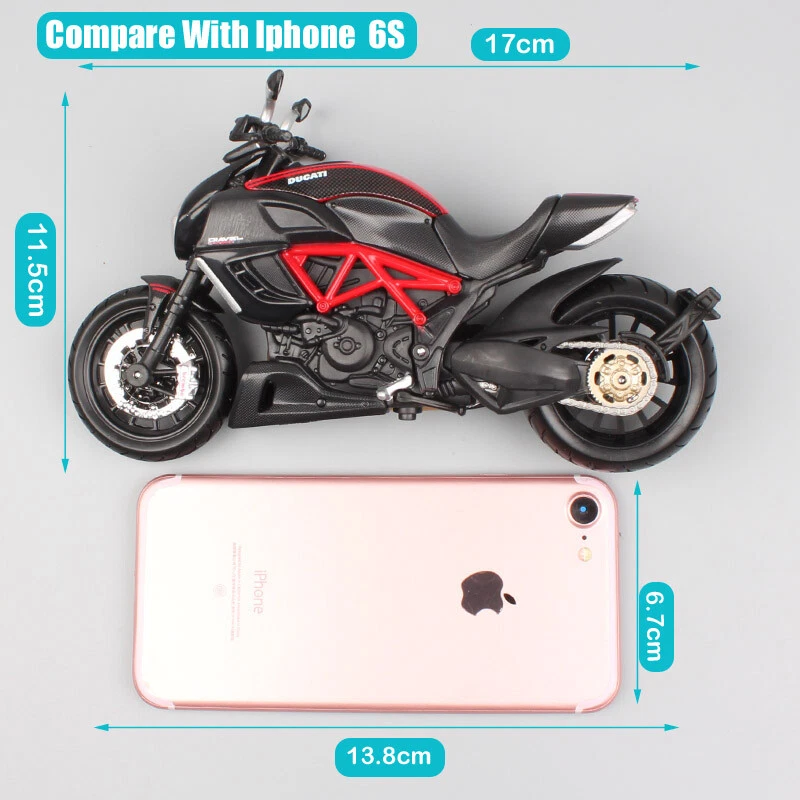 1:12 scale maisto Ducati Diavel street bike diecast motorcycle Cruiser model toy - Image 3 of 4
