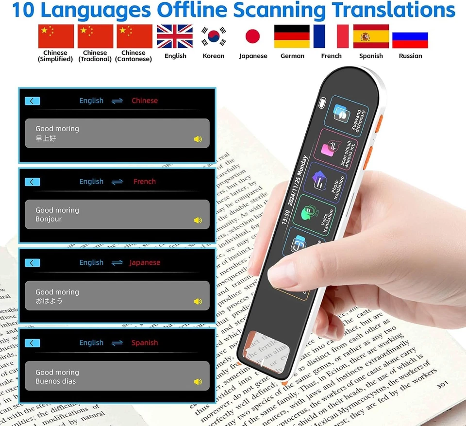 Translation Pen, Translation Pen, Text to Speech Reader Pen, 112 Languages... - Image 2 of 4