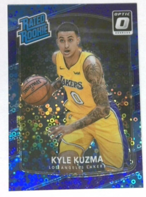 2017-18 Panini Donruss Optic Kyle Kuzma Blue Scope Rated Rookie RC #/155