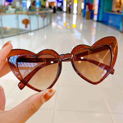 Heart Shape Cat Eye Sunglasses Heart Retro Vintage Kids Fashion Shades Eyewe - Picture 8 of 29