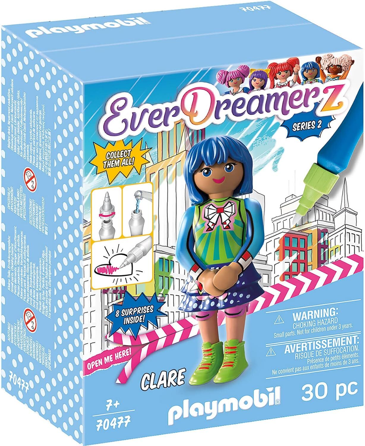 Игровой автомат EverDreamerz II Мир комиксов Клэр (70477) Playmobil Figur