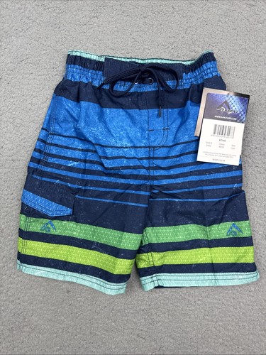 kanu surf swim trunks Kids size 4 blue shorts - Picture 9 of 24