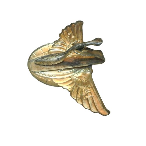 Clip bavero visiera metallo vintage Saint Christopher Protect US larghezza 3" x altezza 1,75" - Foto 5 di 7