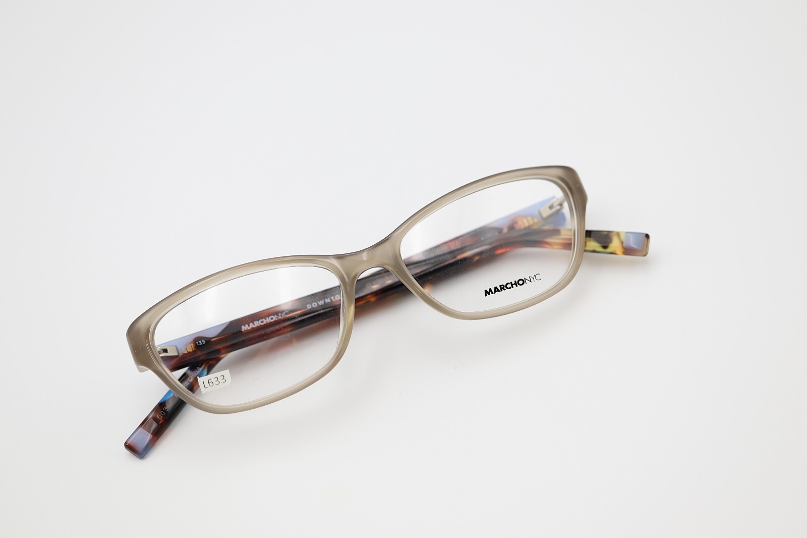 MARCHON NYC MONROE 434 Gray/Havana 51-16-135 Eyeglass Frames SMALL L633