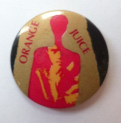 Orange Juice, 1970s/80s Original Pin Badge Scottish Post Punk #2