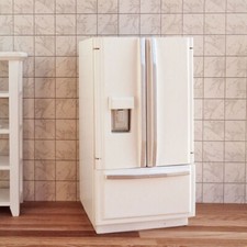 1:12TH Scale Dolls House Miniature Freezer Fridge Refrigerator KitchenAccessory 