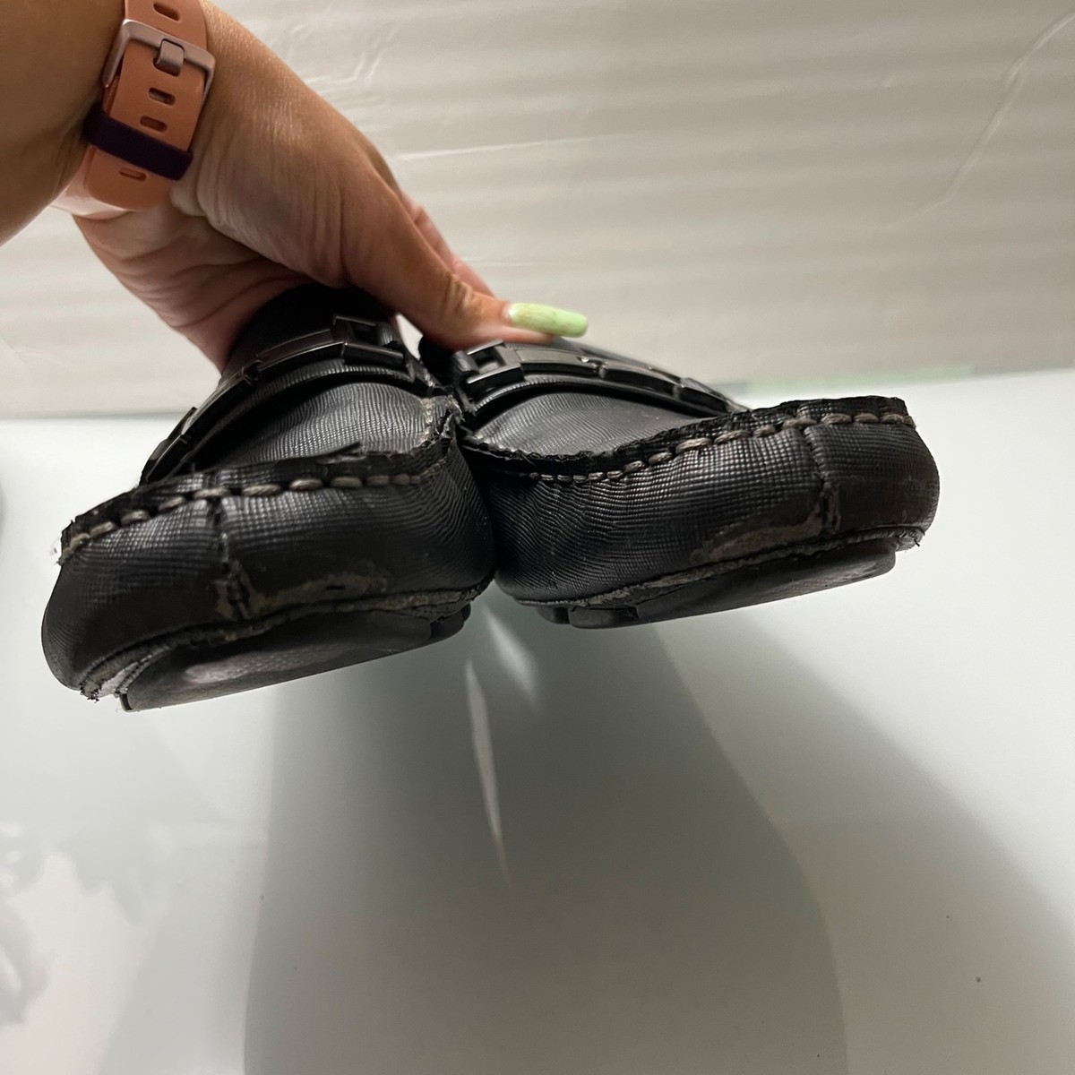 Calvin Klein Mens Black Magnus Logo Metal Bit Driving Loafer Shoes Size 10 Calvin Klein Mens Black Magnus Logo Metal Bit Driving Loafer  main image 3