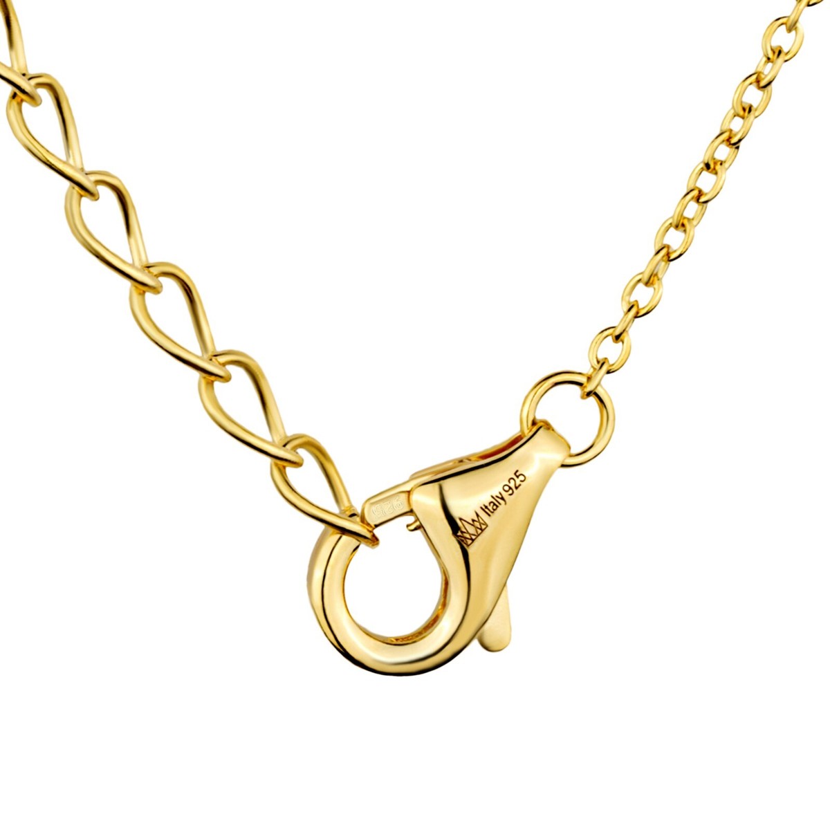 PORTER CLASSIC HEARTPEARL GOLD NECKLACE