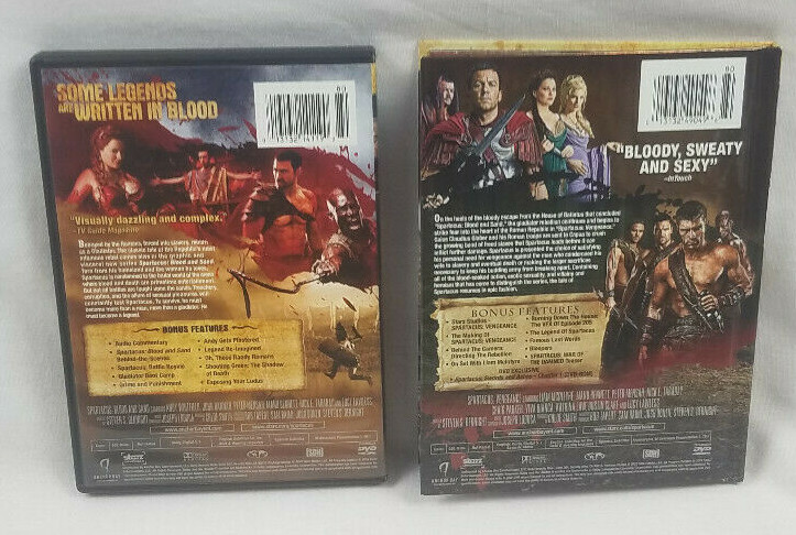 Spartacus TV Show Series Seasons 1 2 DVD Box Sets STARZ