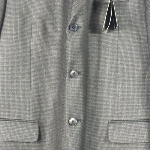 NWT Murano For Dillards Collezione Worsted Wool Silk 3 Button Blazer Size 40R - Picture 3 of 10
