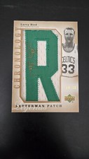 2006-07 LARRY BIRD CHRONOLOGY GOLD LETTERMAN AUTO PATCH SP #8/10! AUTOGRAPH! HOF