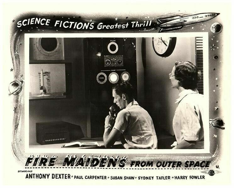 Fixed price for sale Fire Maidens From Outer Recommended Space Original Card Sci- 1956 cult Lobby