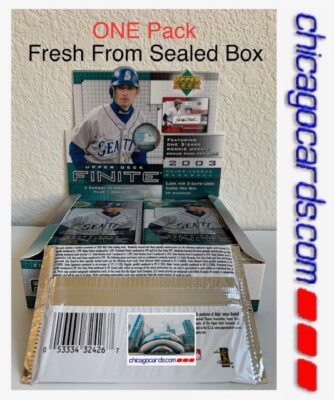 2003 UD Finite HOBBY Pack 1 RC 3 #'ed cards (Mantle Jersey Justin Verlander)?