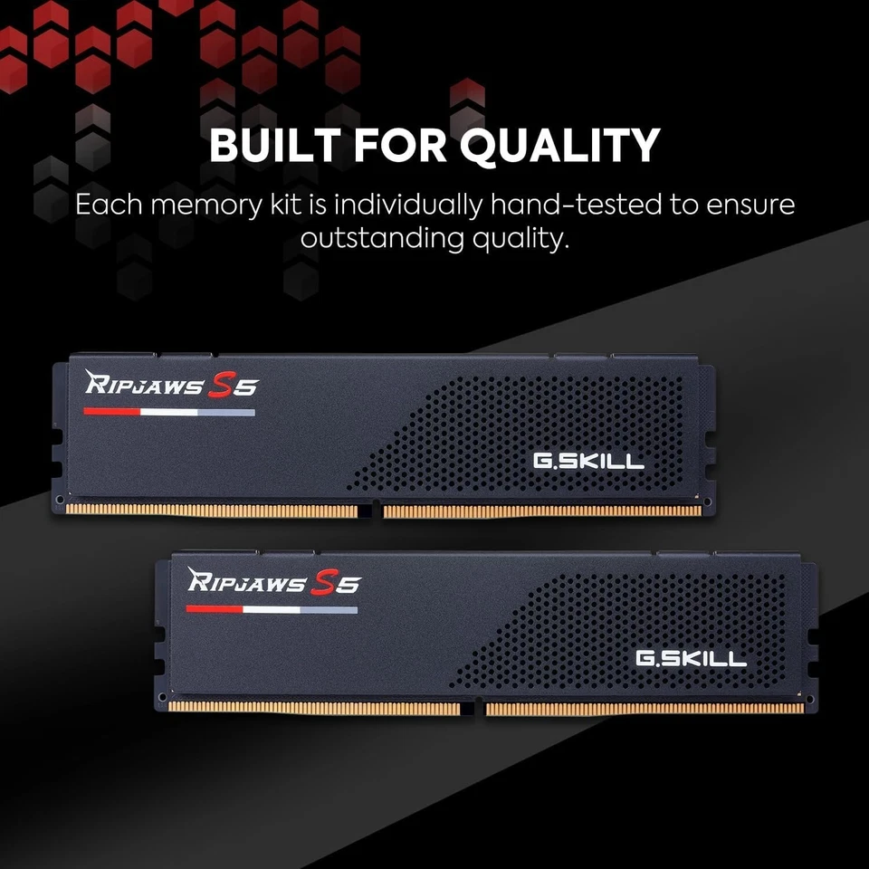 G.Skill Ripjaws S5 Intel XMP 3.0 DDR5 RAM 64GB 2x32GB 6000 CL36 Desktop Memory - Image 2 of 4