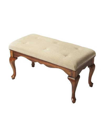 Butler Specialty Masterpiece Grace Bench In Olive Ash Burl - Picture 1 of 2