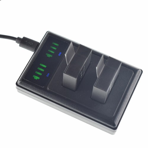 2X 900mAh Li-ion Battery + charger For Sports Camera SJ6000 SJ4000 SJ7000 M10 - Picture 3 of 10