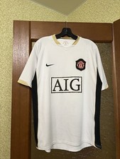 MANCHESTER UNITED 2006/2008 RARE AWAY FOOTBALL SHIRT NIKE SOCCER JERSEY SIZE M