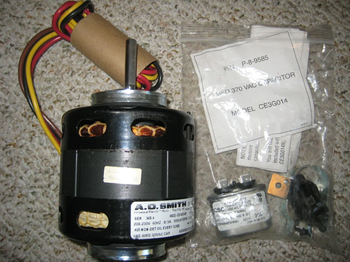 Universal Electric Motor AO Smith CE3G014N 208-230v 60 HZ .8/.5A 1/12 HP  P89585 | eBay